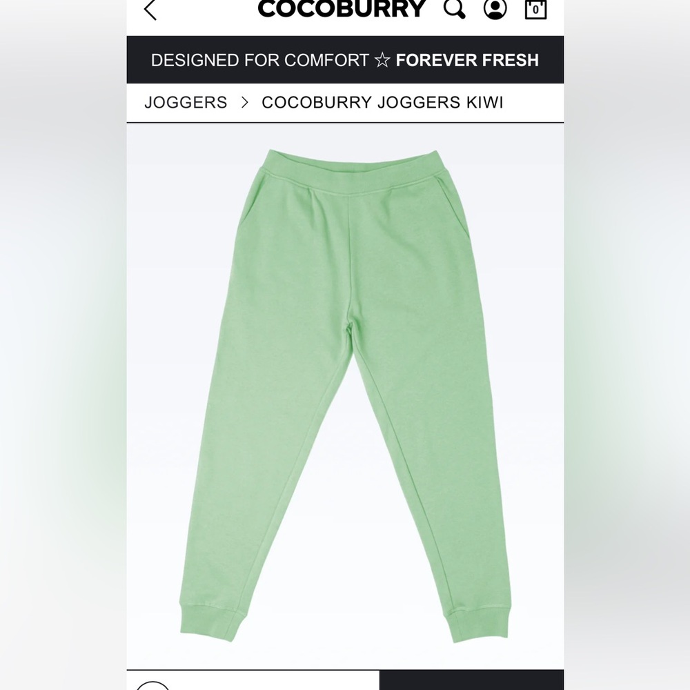 Cocoburry Joggers Size Medium NWT